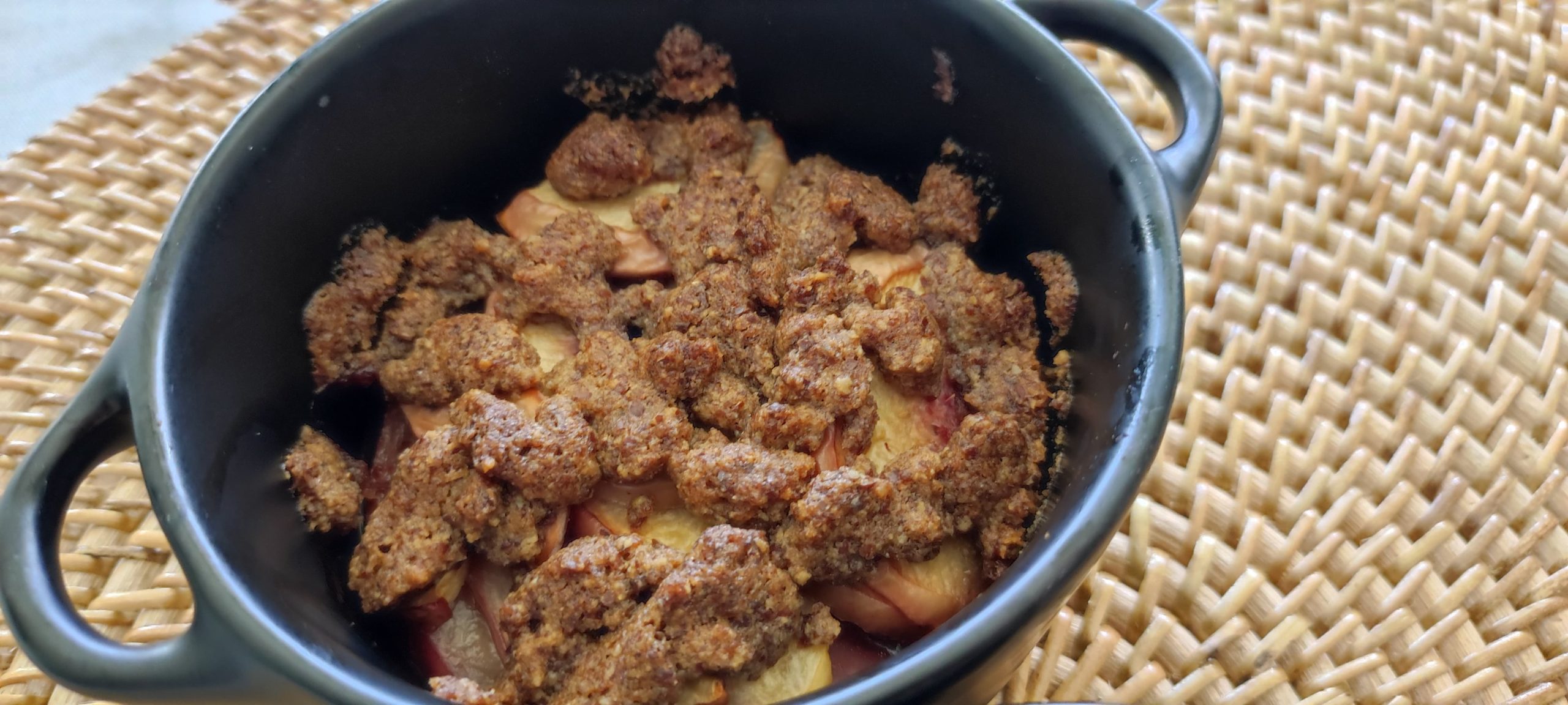 🍑 Crumble aux Nectarines Petits Plats Faciles